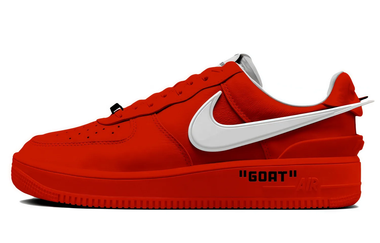 Nike AMBUSH Air Force 1 Crimson Heaven Slip Resistant Low top кроссовки Unisex красные