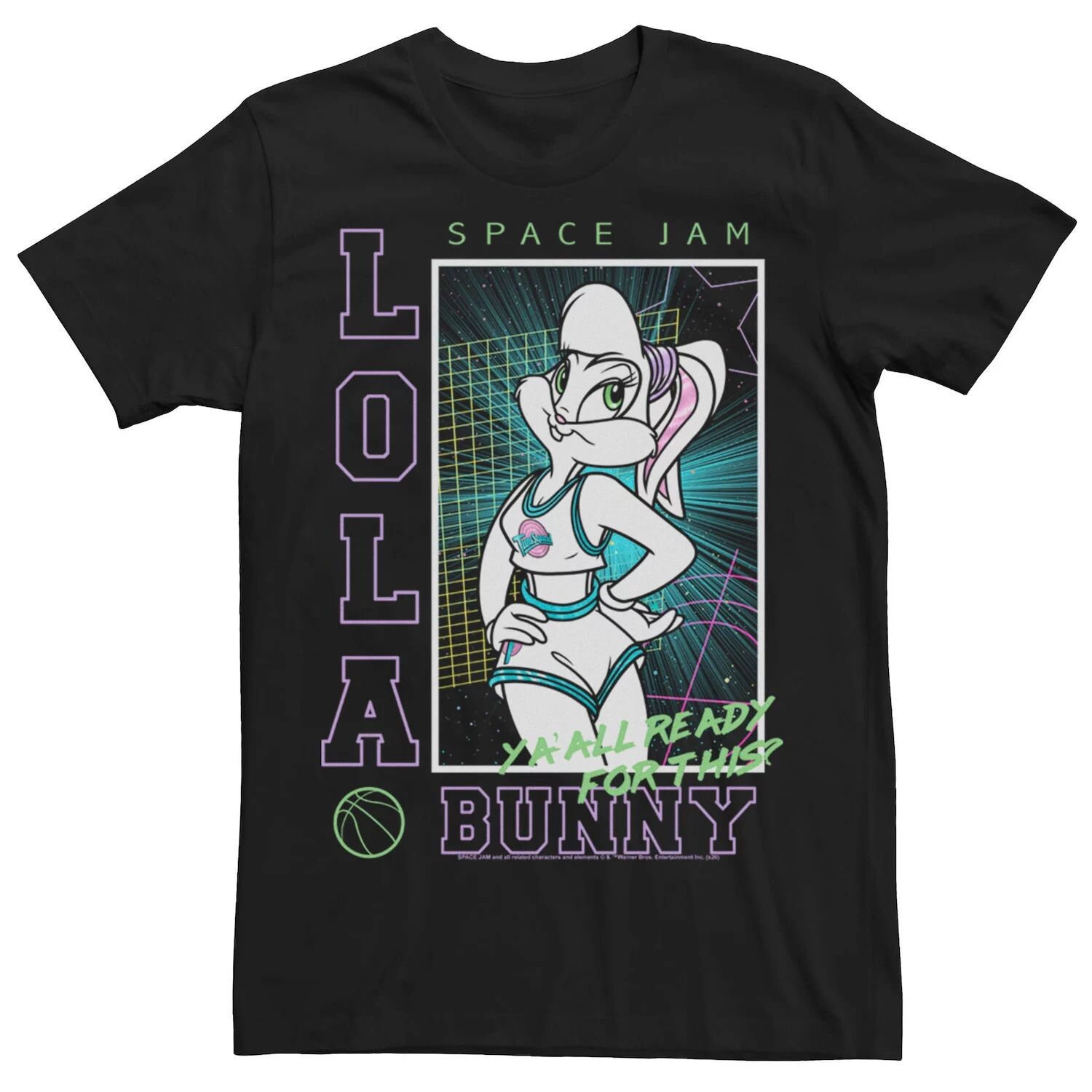 

Мужская футболка Space Jam Lola Bunny, вы готовы к этой футболке Licensed Character