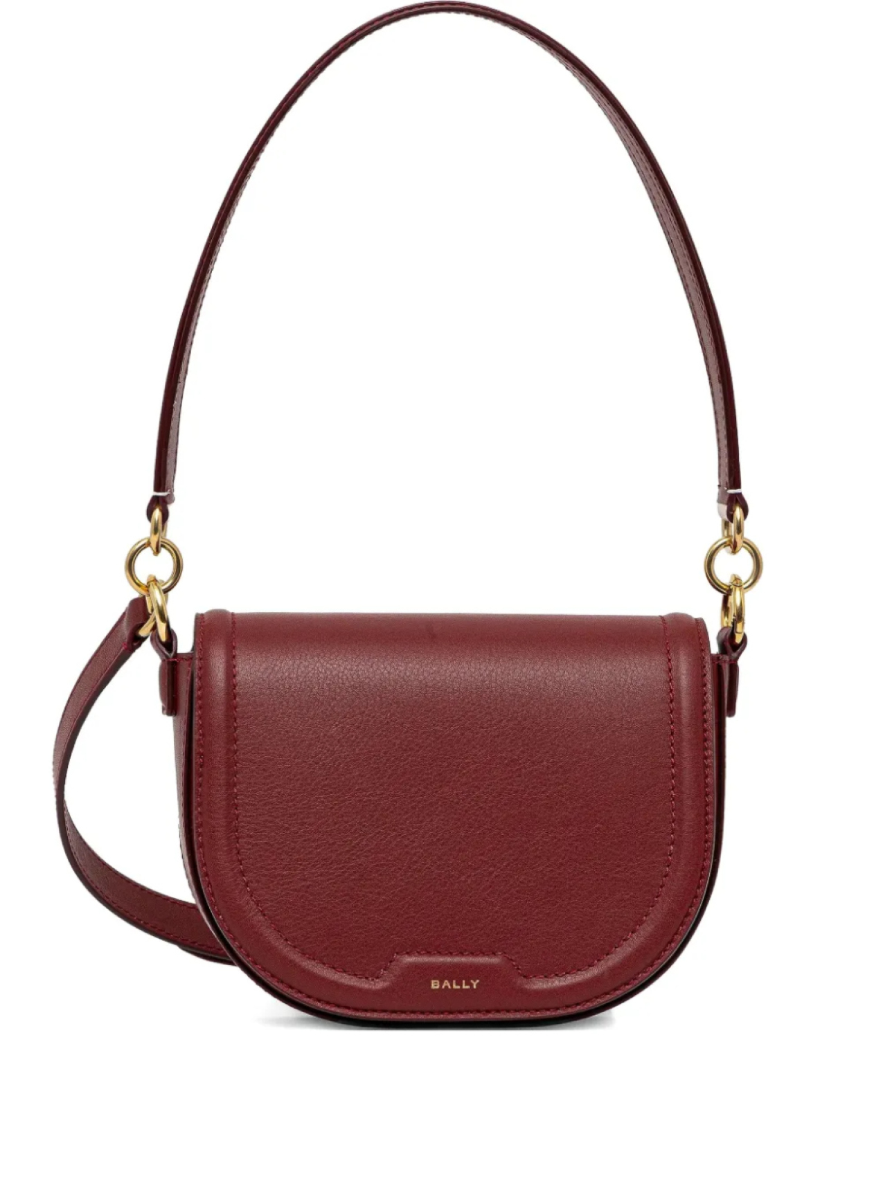 

Кожаная сумка через плечо Bally Code Flap, красный