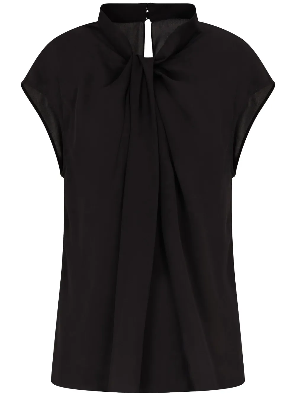 

Топ с узлом GIORGIO ARMANI, черный