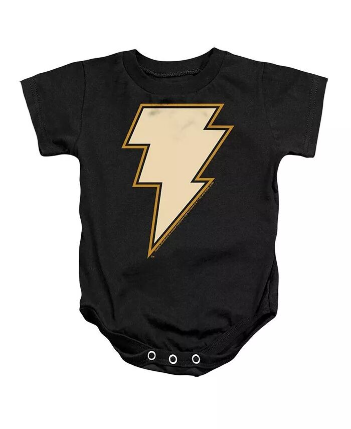 

Комбинезон с эмблемой на груди для маленьких девочек Black Adam, черный