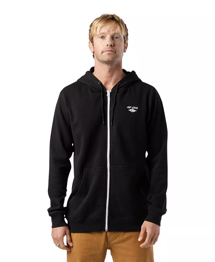 

Мужская классическая худи на молнии Rip Curl, черный