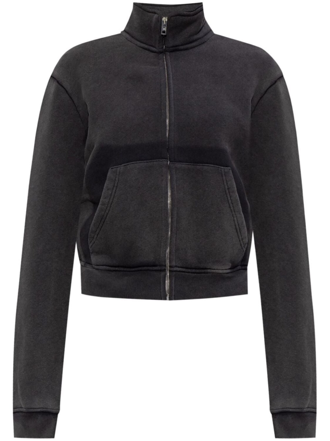 

Укороченная хлопковая куртка Alexander Wang, черный
