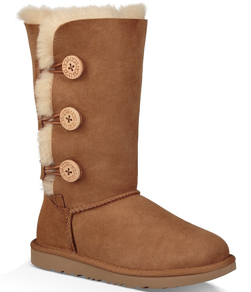 

Ботинки UGG Bailey Button Triplet II для девочек (молодежь), коричневый