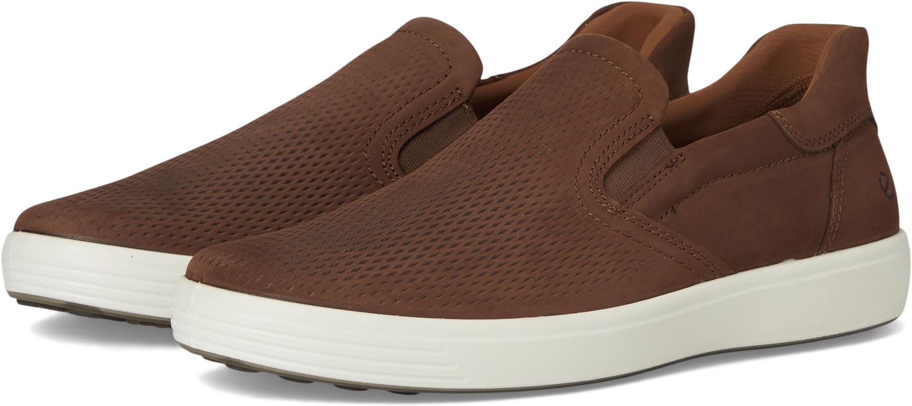 

Кроссовки ECCO Soft 7 Easy Slip On Sneaker, цвет Cocoa Brown