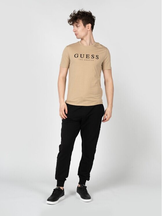 

Футболка стандартного кроя Guess, бежевый