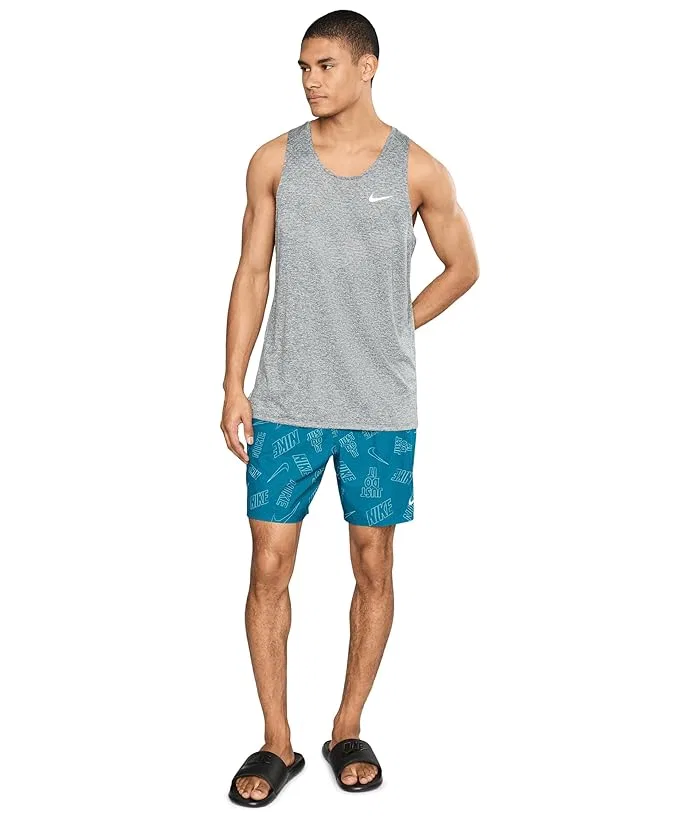 Плавки Nike Breaker Multi Print 7" Volley, Green Abyss — фото 2