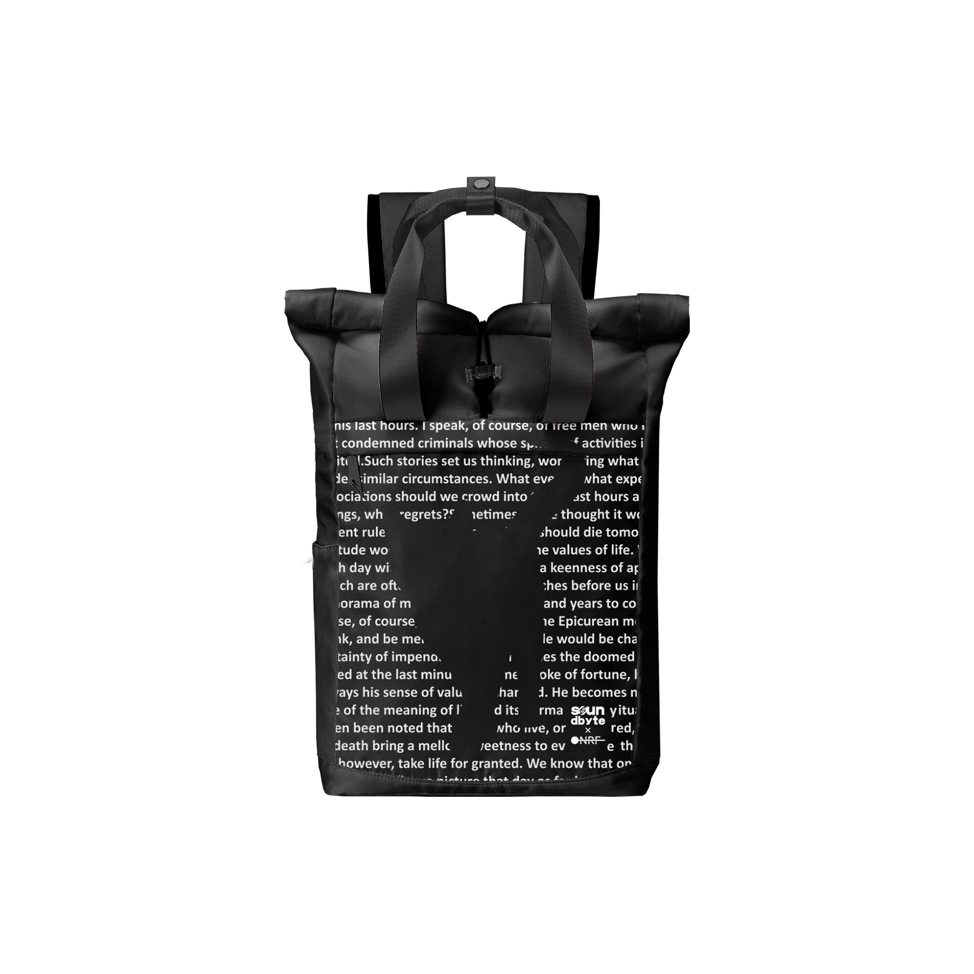 

ONRF Полиэстеровый рюкзак средний унисекс черный, Black Large Size