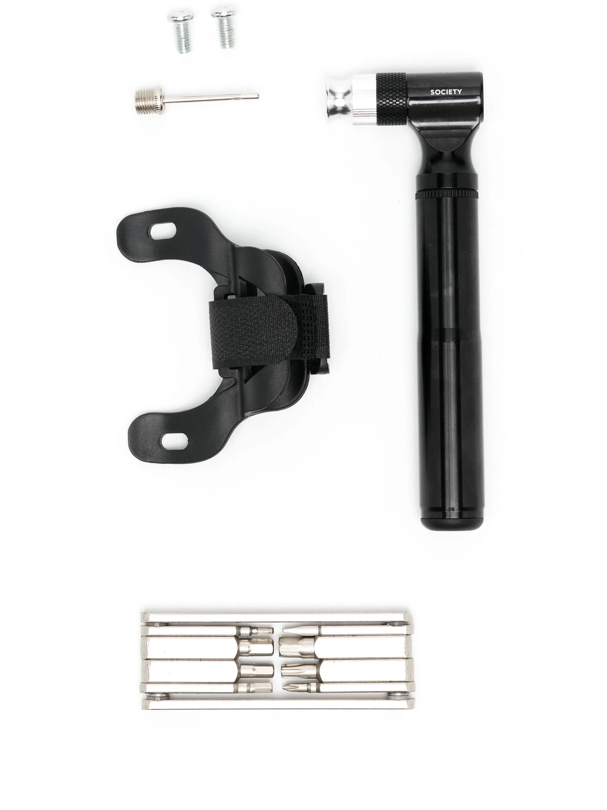 

Комплект велоинструментов с логотипом Society, черный