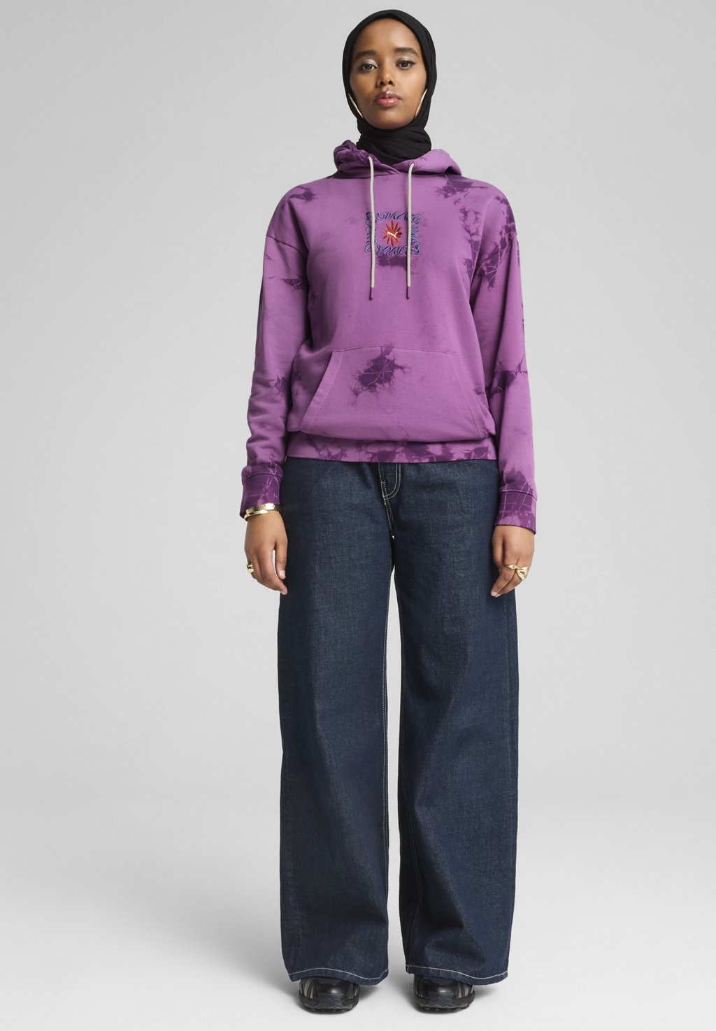 

Толстовка FLORAL MIT GRAFIK Puma, фиолетовый