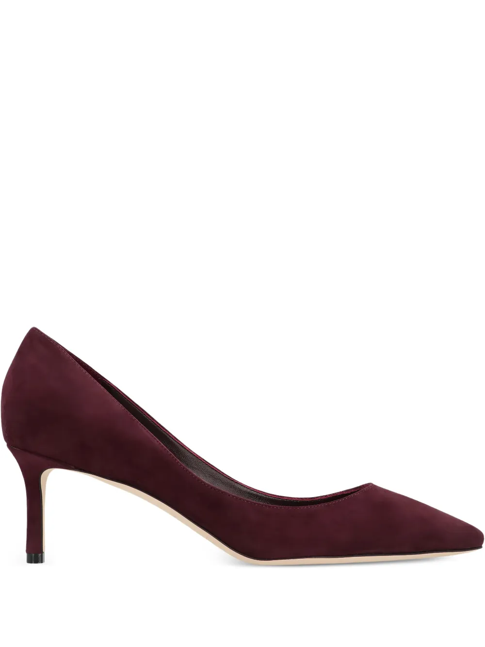 Туфли Romy 60 с заостренным носком JIMMY CHOO, красный