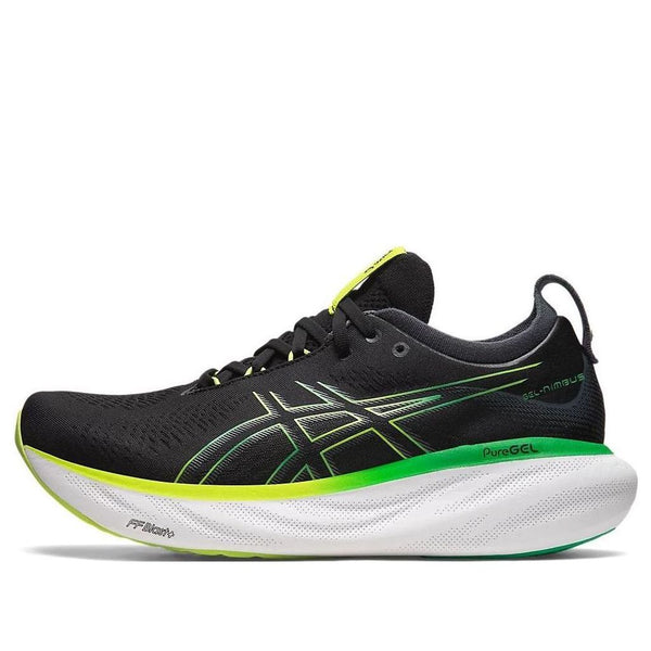 

Кроссовки gel nimbus 25 'black lime zest' Asics, черный