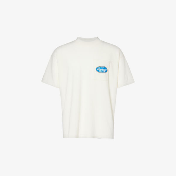 

Футболка classic parts из хлопкового джерси с графичным принтом Represent, белый