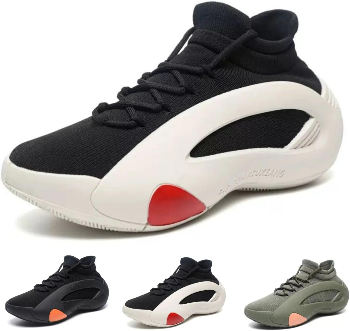 

Дышащие кроссовки с сетчатым верхом для мужчин и женщин, модные массивные кеды, комфортная платформа, беговые, стильные спортивные туфли Macefil, черный/бежевый