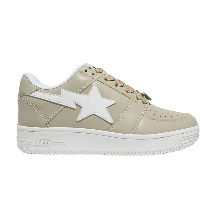 

Кроссовки BAPE Bapesta Low 'Ivory', кремовый