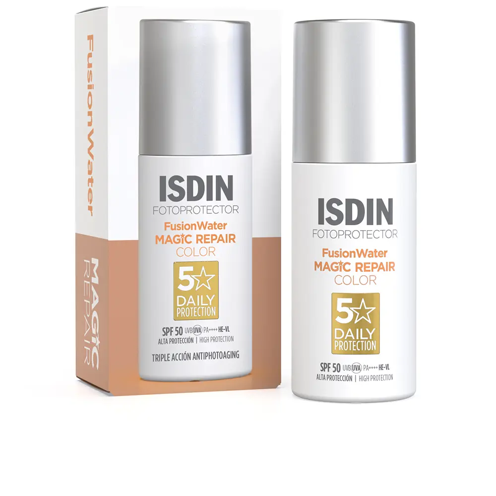 

Солнцезащитный крем Foto Ultra Age Repair Color Fusion Water Spf50 Isdin, 50 мл