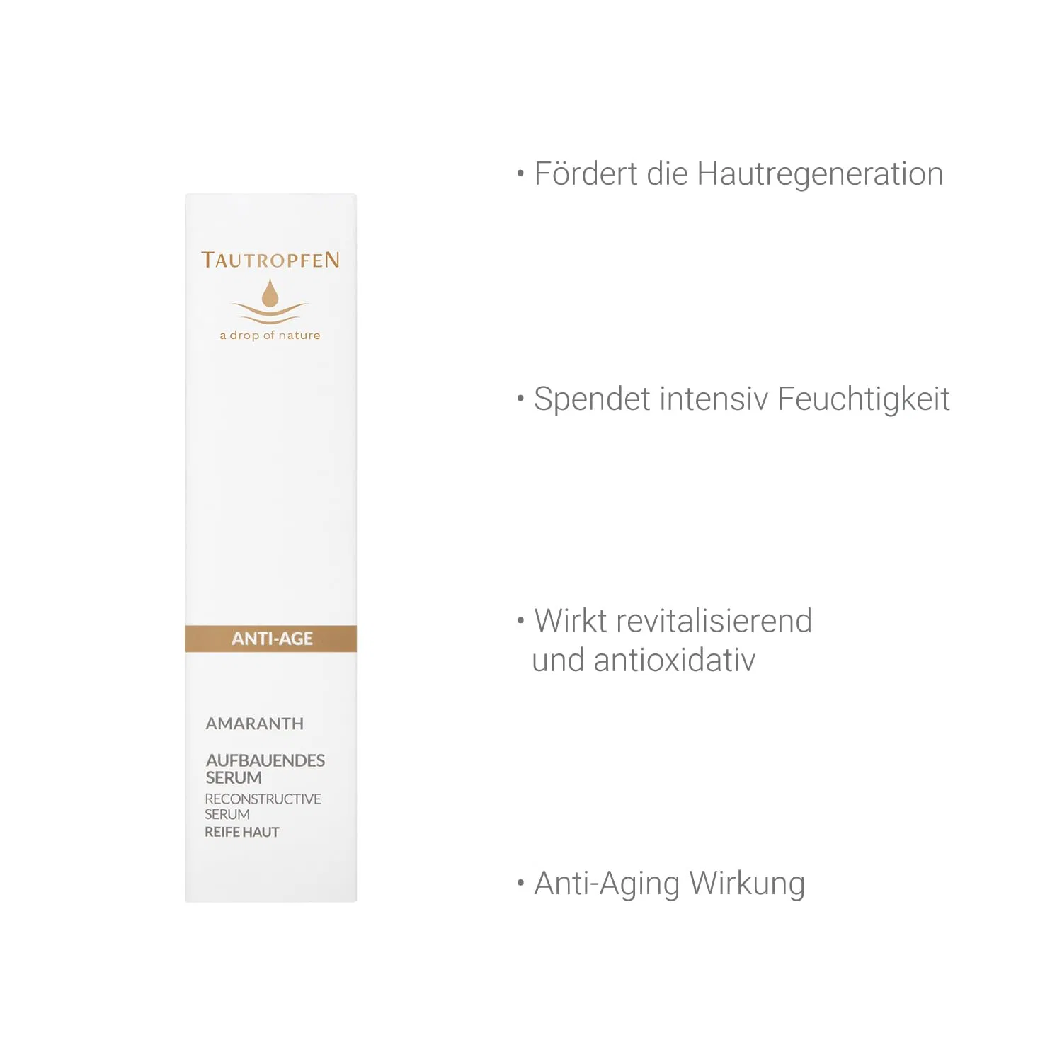 Сыворотка Tautropfen — Для лица Amaranth Anti-Age Solutions для зрелой кожи, ‎, 50 мл — фото 2
