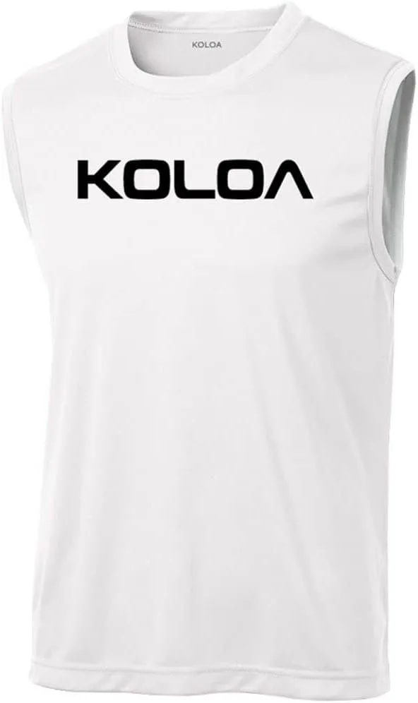 

Koloa Original Logo Moisture Wicking Sleeveless Muscle T-Shirts - XS-4XL Joe's USA