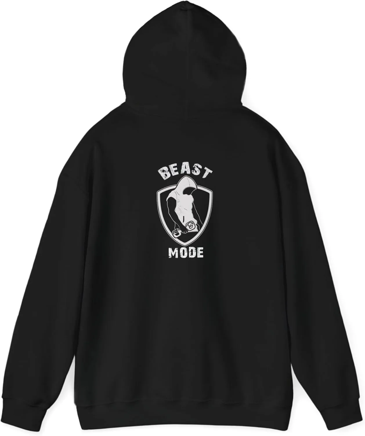 Толстовка Beast Mode, спортивный пуловер, мотивационный джемпер для фитнеса, свитер для тренировок, спортивная толстовка GENERIC, черный — фото 3