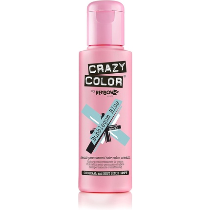 

Полуперманентная краска для волос Vibrant Bubblegum Blue - Упаковка из 4 шт Crazy Color
