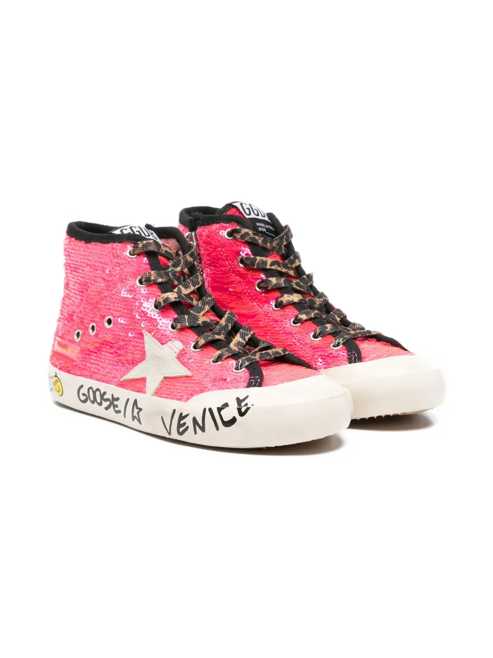 

Кеды Francy Penstar Golden Goose Kids, розовый