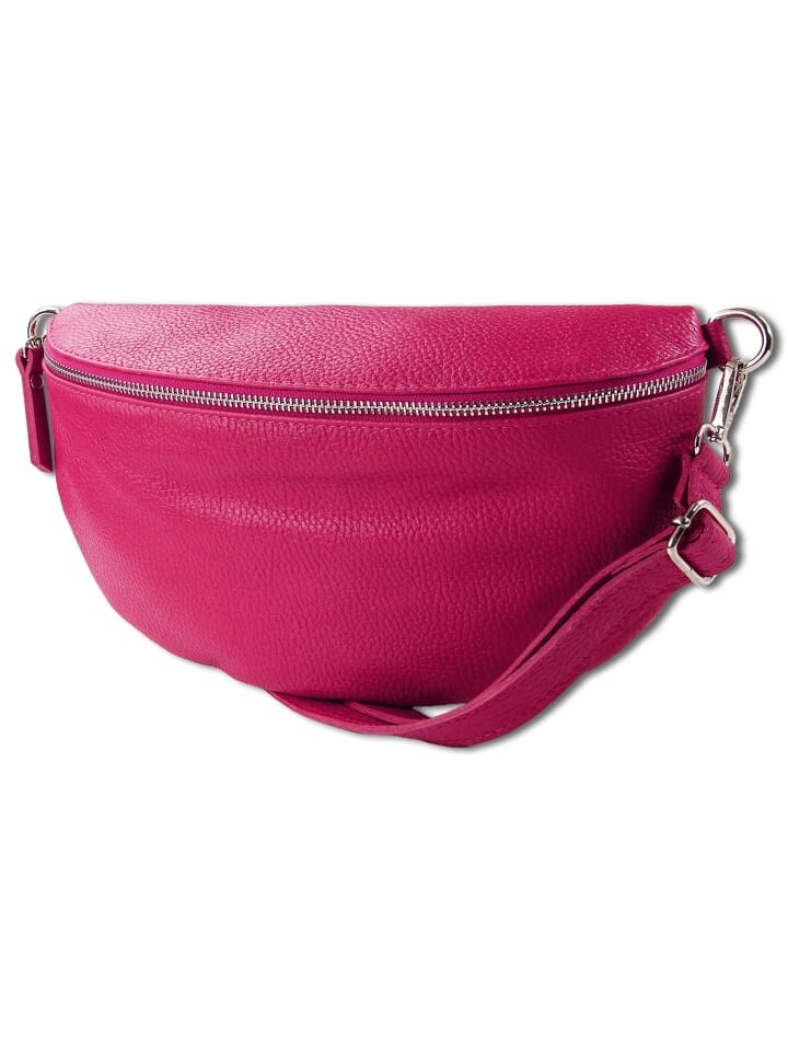 

Наплечная сумка Toscanto Gürteltasche Leder pink ca. 29cm