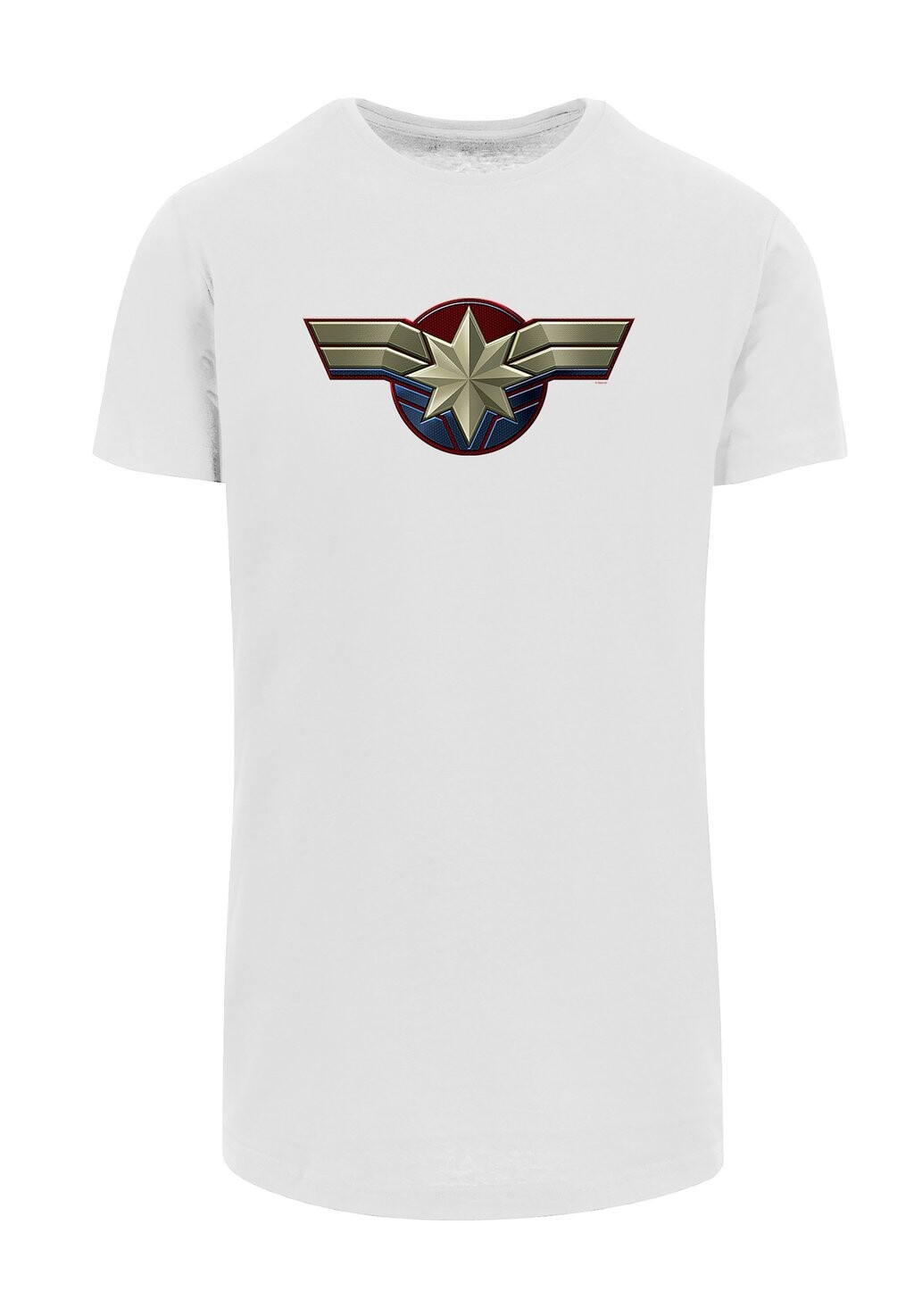 

Футболка с принтом CAPTAIN MARVEL CHEST EMBLEM F4NT4STIC, белый