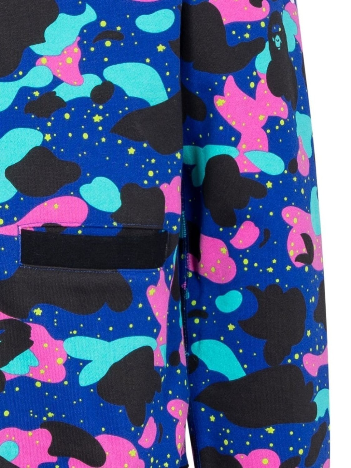 Кардиган с камуфляжным принтом A BATHING APE, фиолетовый — фото 3