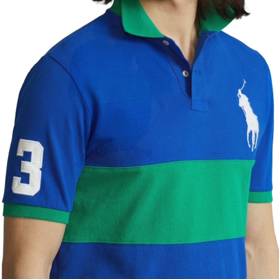 Поло SS25 мужская Polo Ralph Lauren, зеленый — фото 4