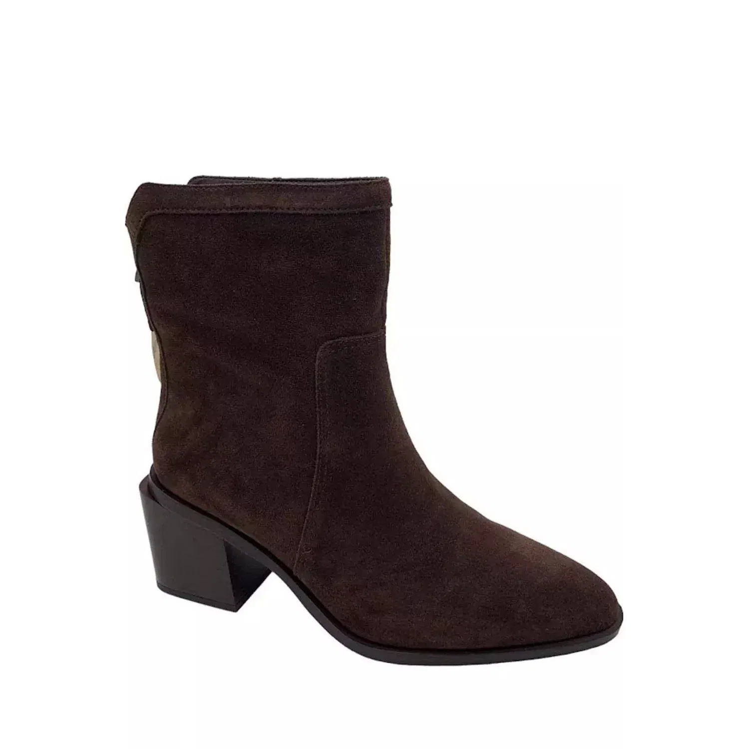 Мужские ботинки Vince Camuto из коричневой замши на блочном каблуке, модель HAWK702
