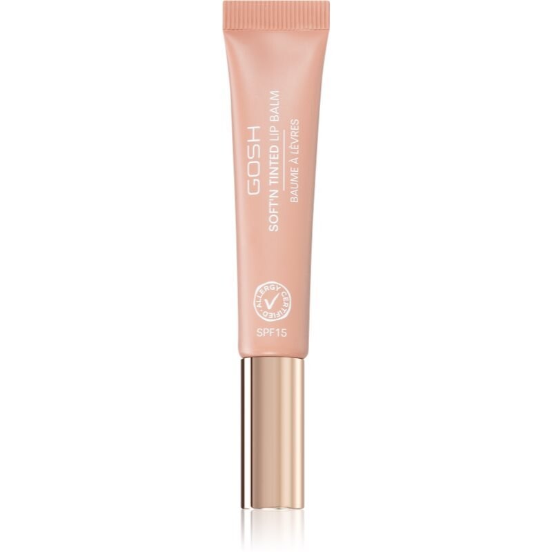 

Gosh Soft`n Tinted оттеночный бальзам для губ SPF 15 оттенок Nougat 8 мл