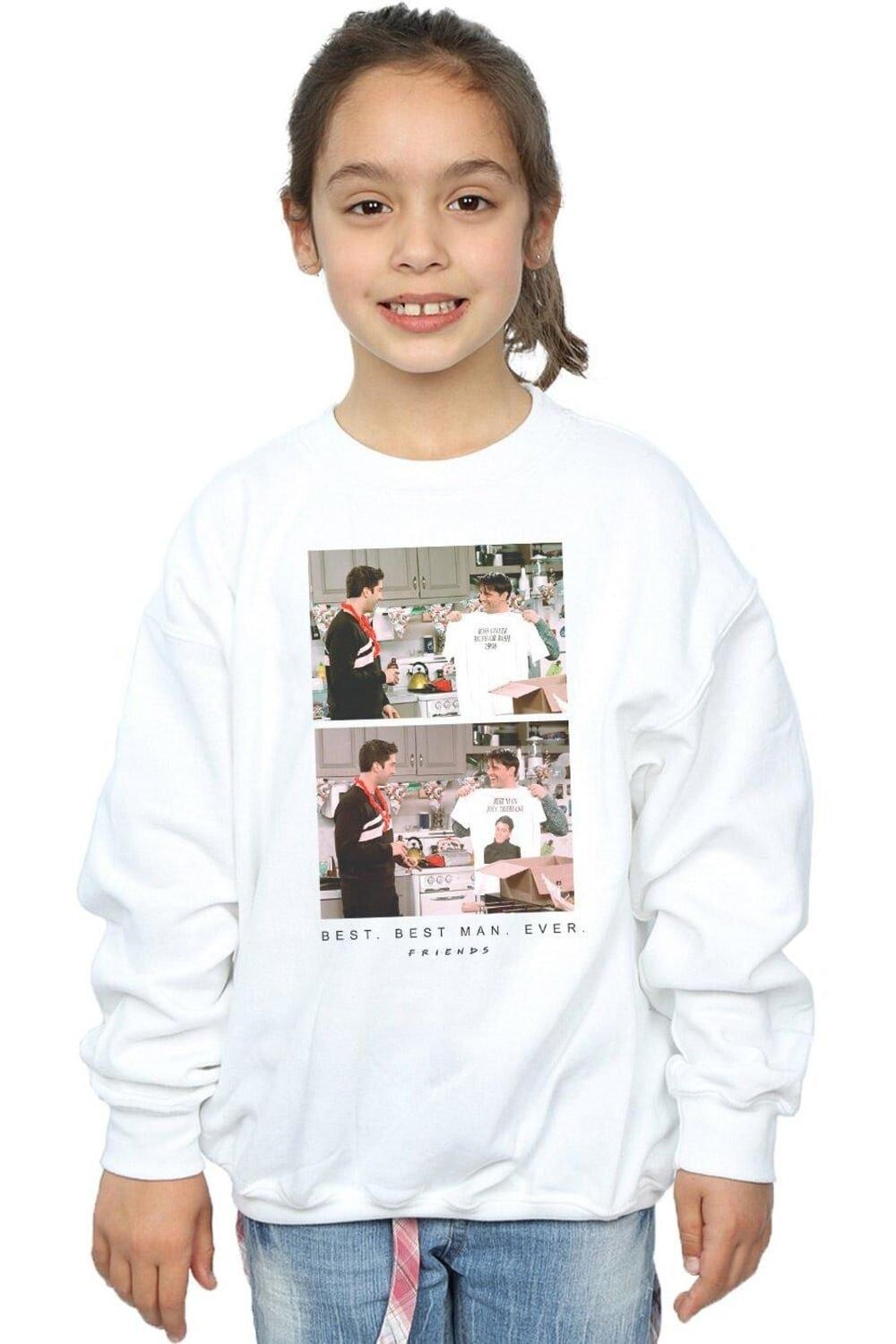 

Толстовка Best Best Man Ever Friends, белый