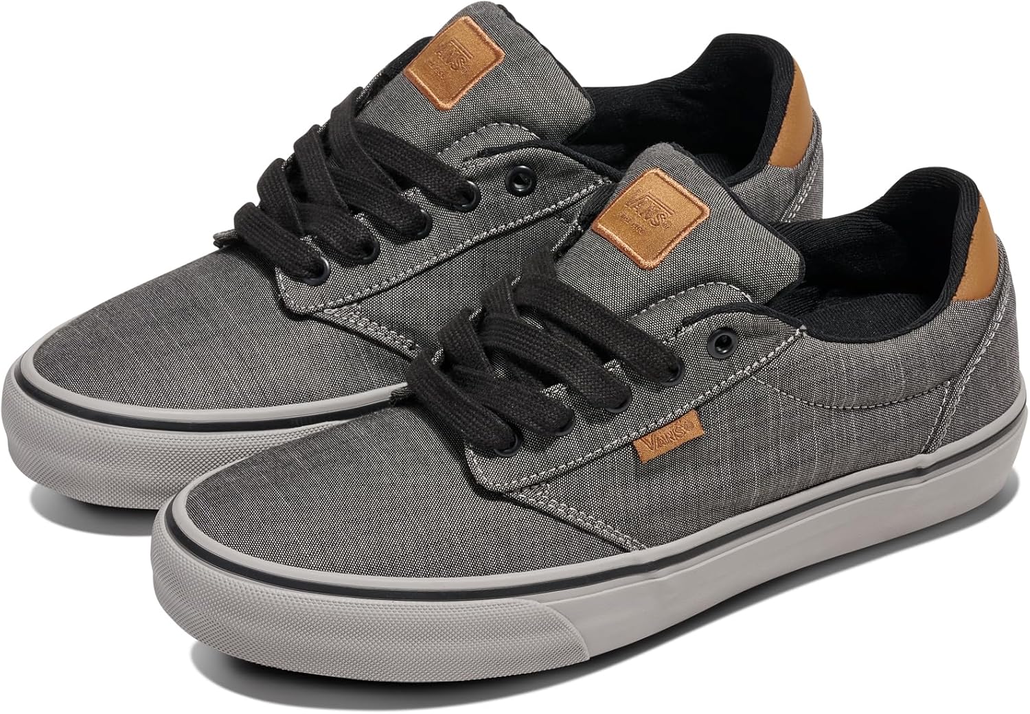Vans Atwood Deluxe: Мужские низкие кроссовки для повседневной носки, темно-серые — фото 2