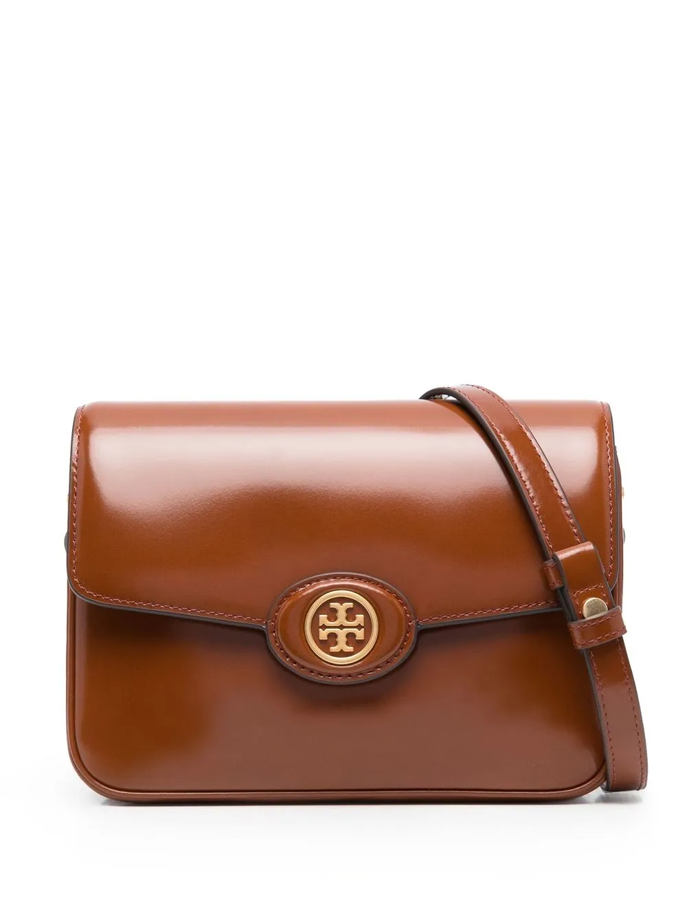 

Сумка через плечо с логотипом Tory Burch, коричневый
