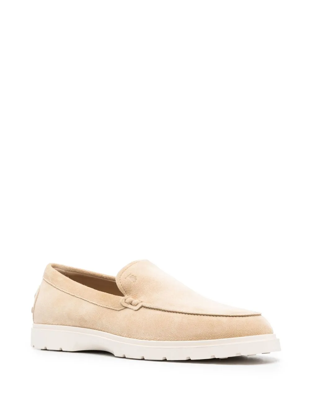 Лоферы на рифленой подошве TOD'S, нейтральный — фото 2