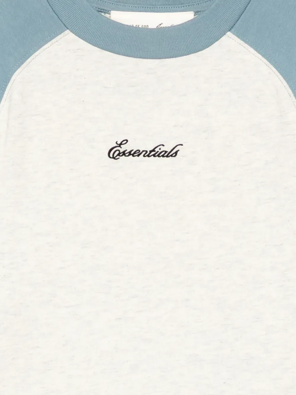 Фирменная бейсбольная футболка Fear Of God Essentials Kids, белый — фото 3