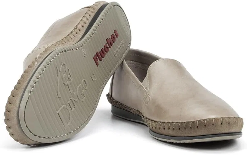 Туфли Fluchos | Men's Shoes | Bahamas 8264 Surf Oceano | Shoe Made of Cowhide First Quality | Elastic Closure | Rubber Block, Beige — фото 3