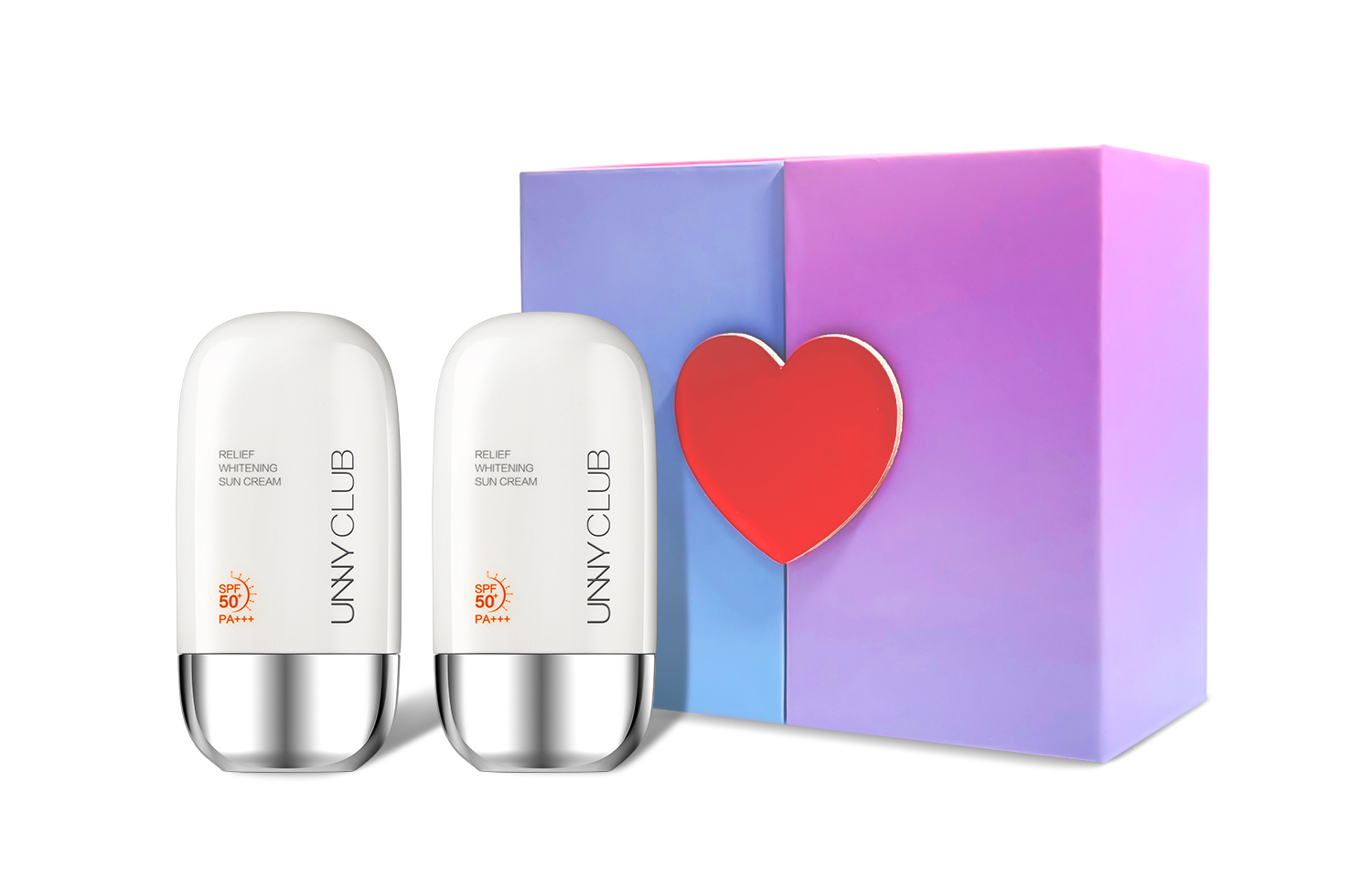 UNNY CLUB Крем-праймер для выравнивания тона кожи с защитой от солнца UNNY Silk Smooth Whitening SPF50+ PA+++ 50 мл — фото 2