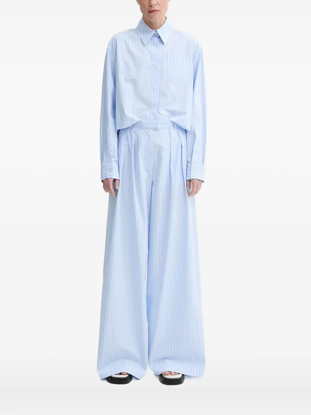 

Рубашка в полоску Won Hundred, синий