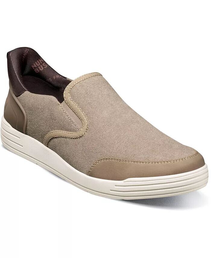 

Мужские кроссовки Kore City Walk EZ Canvas Slip On Nunn Bush, коричневый/бежевый