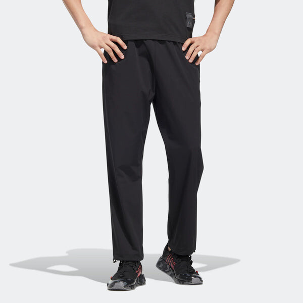 Спортивные штаны Men's adidas originals Lw Woven Pant Solid Color Drawstring Lacing Sports Pants/Trousers/Joggers Black, мультиколор — фото 2
