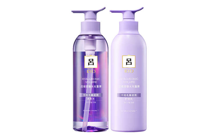 Набор средств по уходу за волосами Amore Pacific Ryo Hyaluronic Volume: шампунь 400 мл*2 + кондиционер для волос 400 мл — фото 2