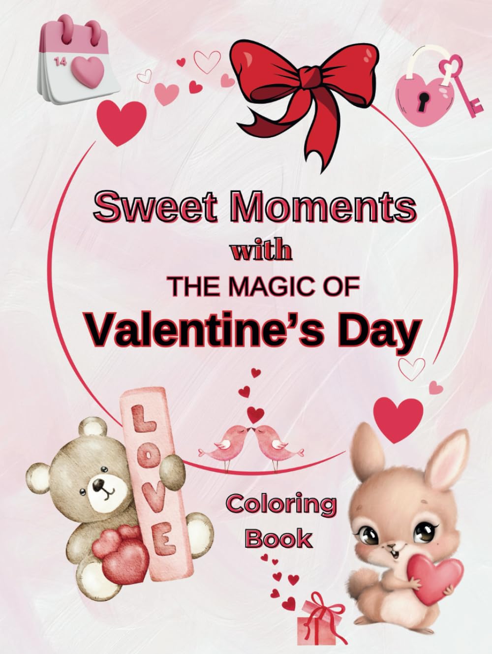 

Sweet Moments with The Magic of Valentine's Day: Coloring Book