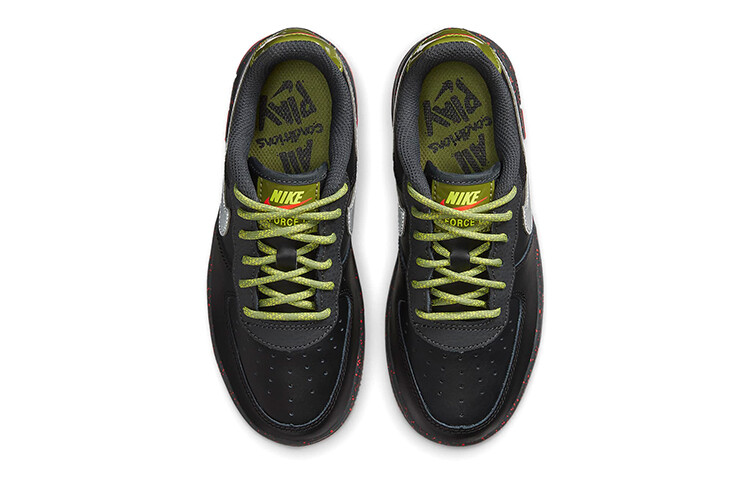 Кроссовки Nike Air Force 1 Low Black Asparagus PS — фото 4
