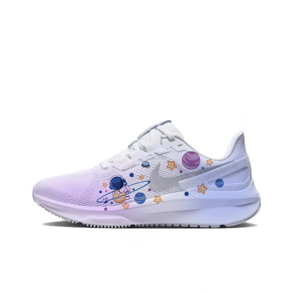 

Кроссовки женские Zoom Structure 25 с низким верхом, белые, синие, фиолетовые Nike