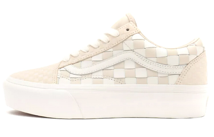 

Кроссовки Old Skool Vans Platform 'Woven - Blanc De Blanc'