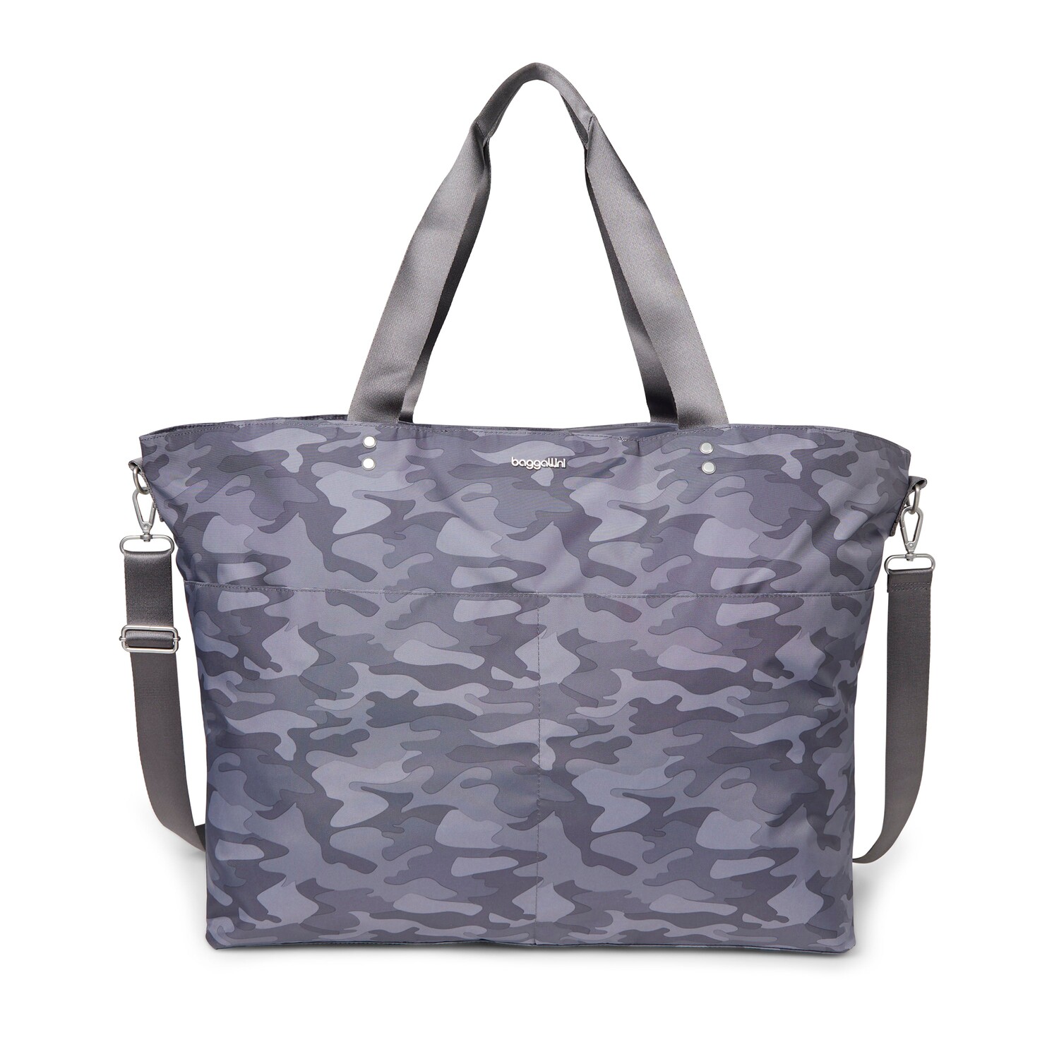 

Сумка-тоут Baggallini очень большого размера, цвет Dark Grey Camo Print