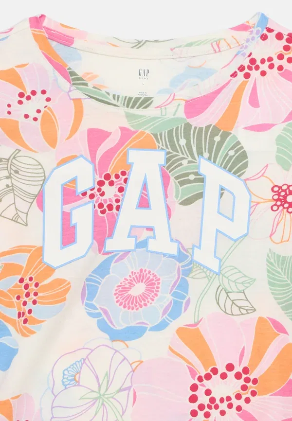Футболка с принтом Gap, разноцветная — фото 4