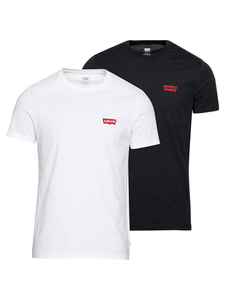 

Футболка LEVI'S 2PK CREWNECK GRAPHIC, черный/белый