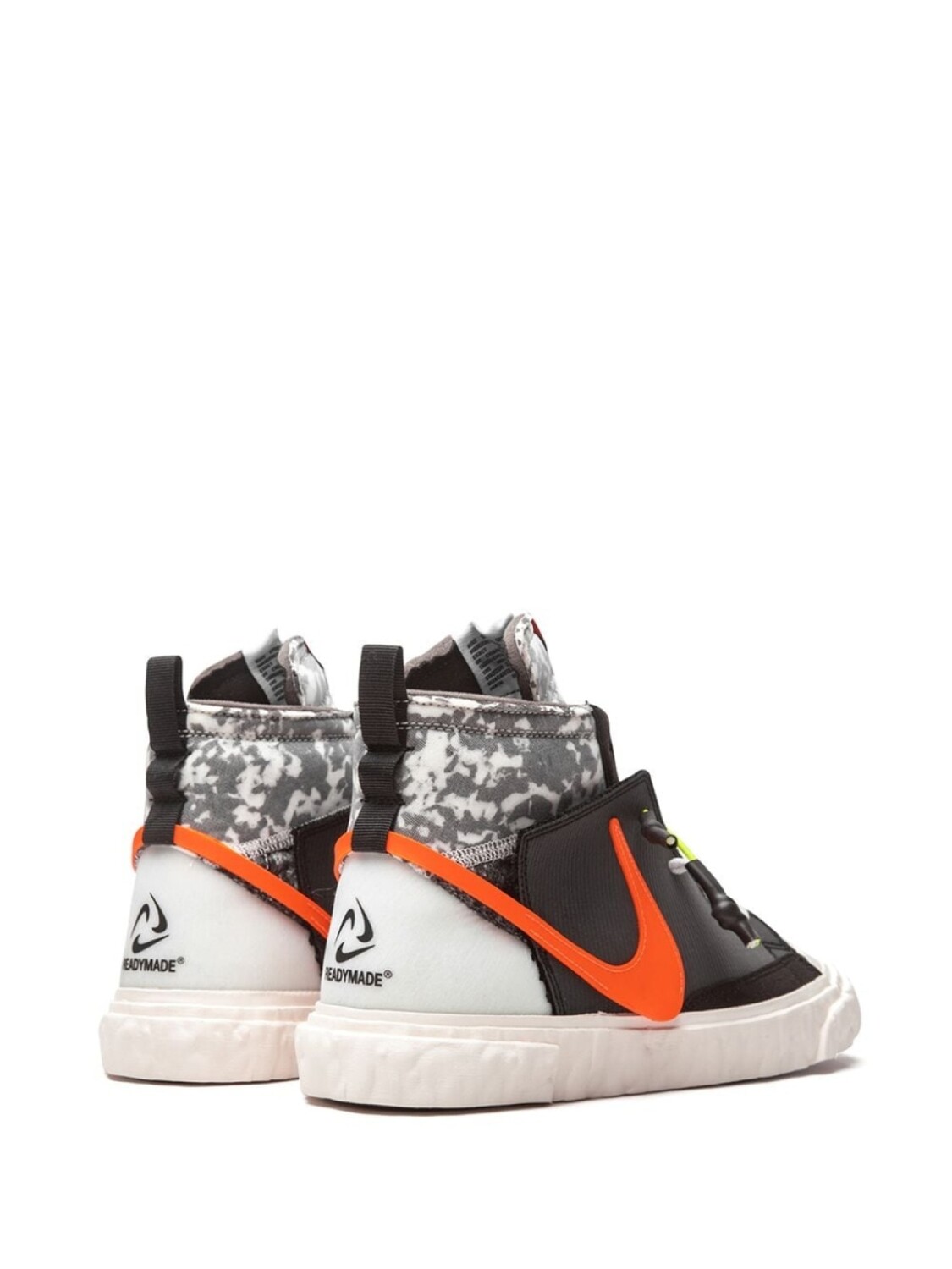 Высокие кеды Blazer Mid Nike, серый — фото 3